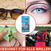 Thumbnail for Collage mit verschiedenen Brillen und zentraler Verpackung Hightech Brillenschutz von oben