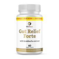 Thumbnail for Dose Gut Relief Forte im neuen Design und neuer Formel mit 60 Kapseln, unter anderem mit Kombucha Extrakt