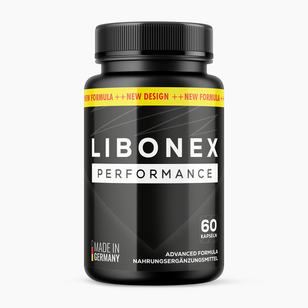 Libonex Performance Dose mit 60 Kapseln, Nahrungsergänzung in Schwarz