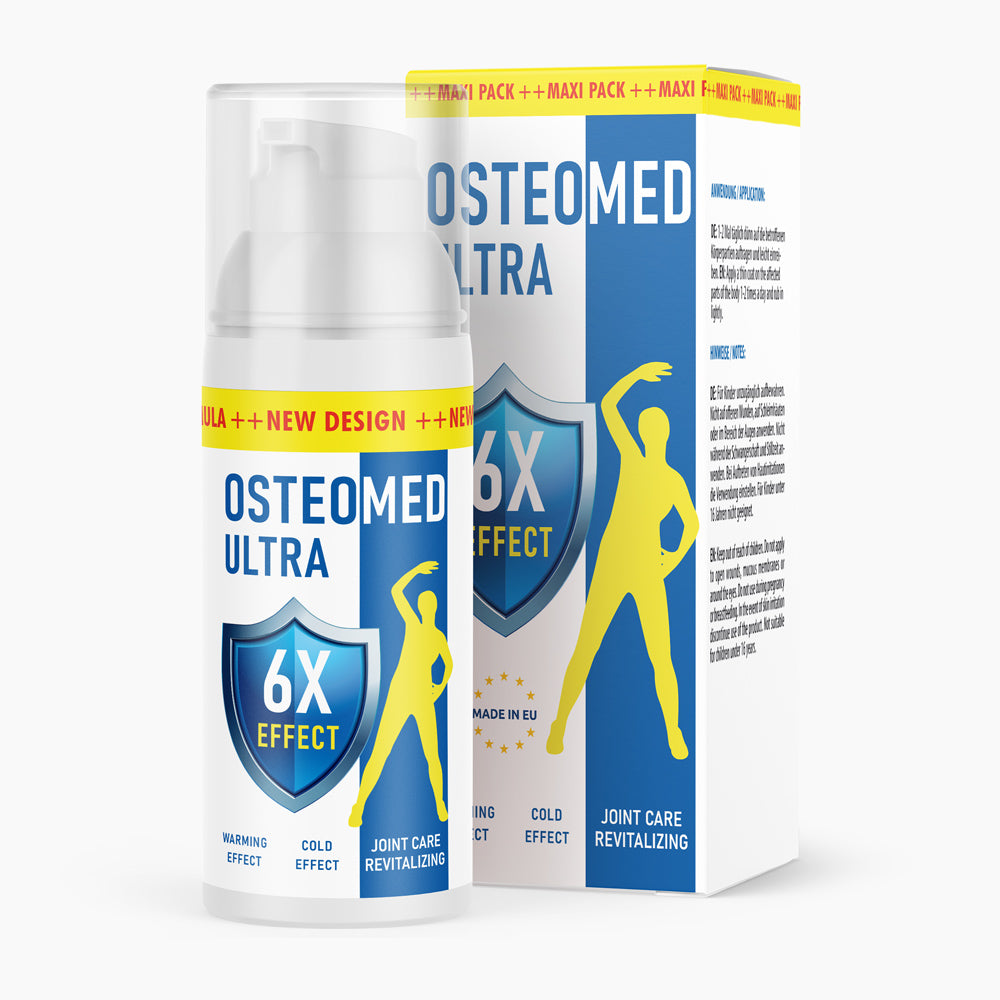 Osteomed Ultra Gel (120 ml) - Pflegegel für geschmeidige Gelenke - ApoNatura