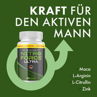 Thumbnail for Dose NITRO FORCE ULTRA unter dem Text Kraft für den aktiven Mann mit Maca, L-Arginin und L-Citrullin