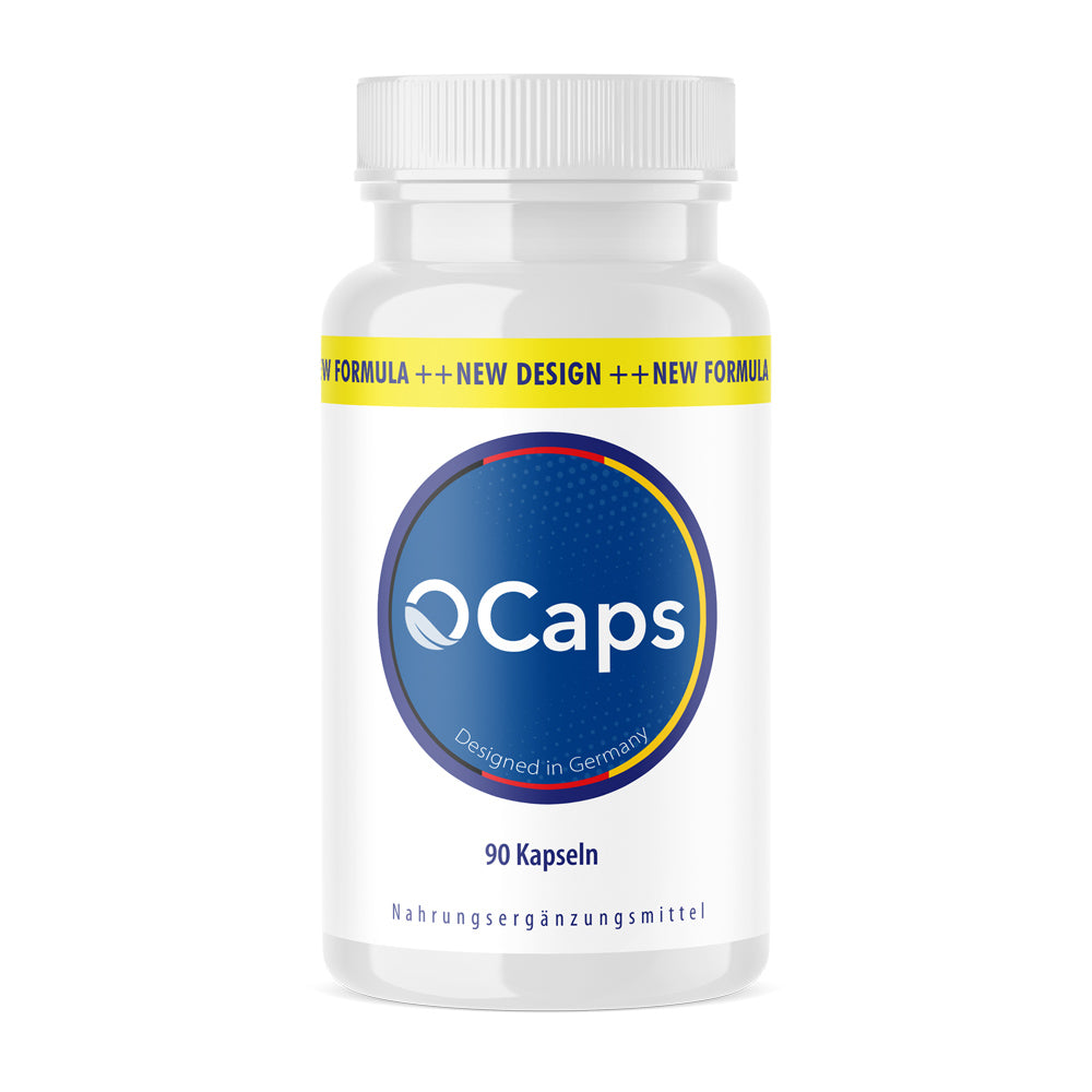Dose O Caps im neuen Design und neuer Formel mit 90 Kapseln, Designed in Germany