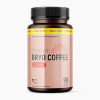 Thumbnail for Dunkle Dose Premium Bryo Coffee Caps mit rosa Etikett, schwarzem Deckel und 90 Kapseln