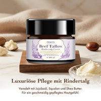 Thumbnail for Rindertalg Creme von PROVILEA im Tiegel mit Jojobaöl, Squalan und Sheabutter als Pflegeszene