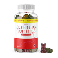 Thumbnail for Transparente Dose Slimming Gummies mit Grünkaffeeextrakt plus zwei Fruchtgummis vorne