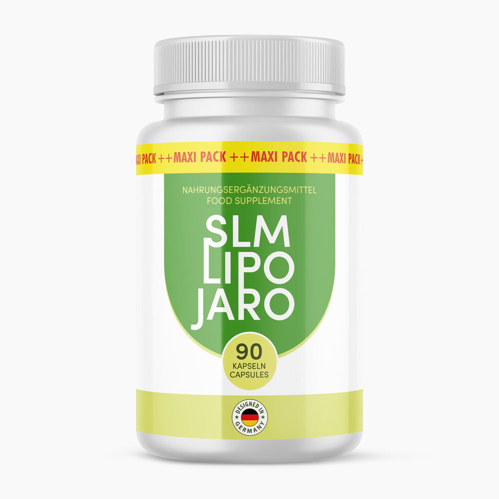 Weiße Kunststoffdose SLM Lipo Jaro mit 90 Kapseln