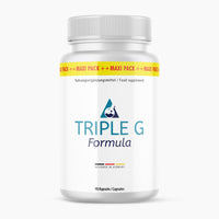 Thumbnail for Weiße Dose Triple G Formula mit gelbem Maxi-Pack-Banner und Angabe 90 Kapseln auf hellem Grund