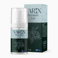 Thumbnail for Pumpspender und Verpackung von Varix Premium Gel mit Angabe von 75 ml auf Vorderseite sichtbar