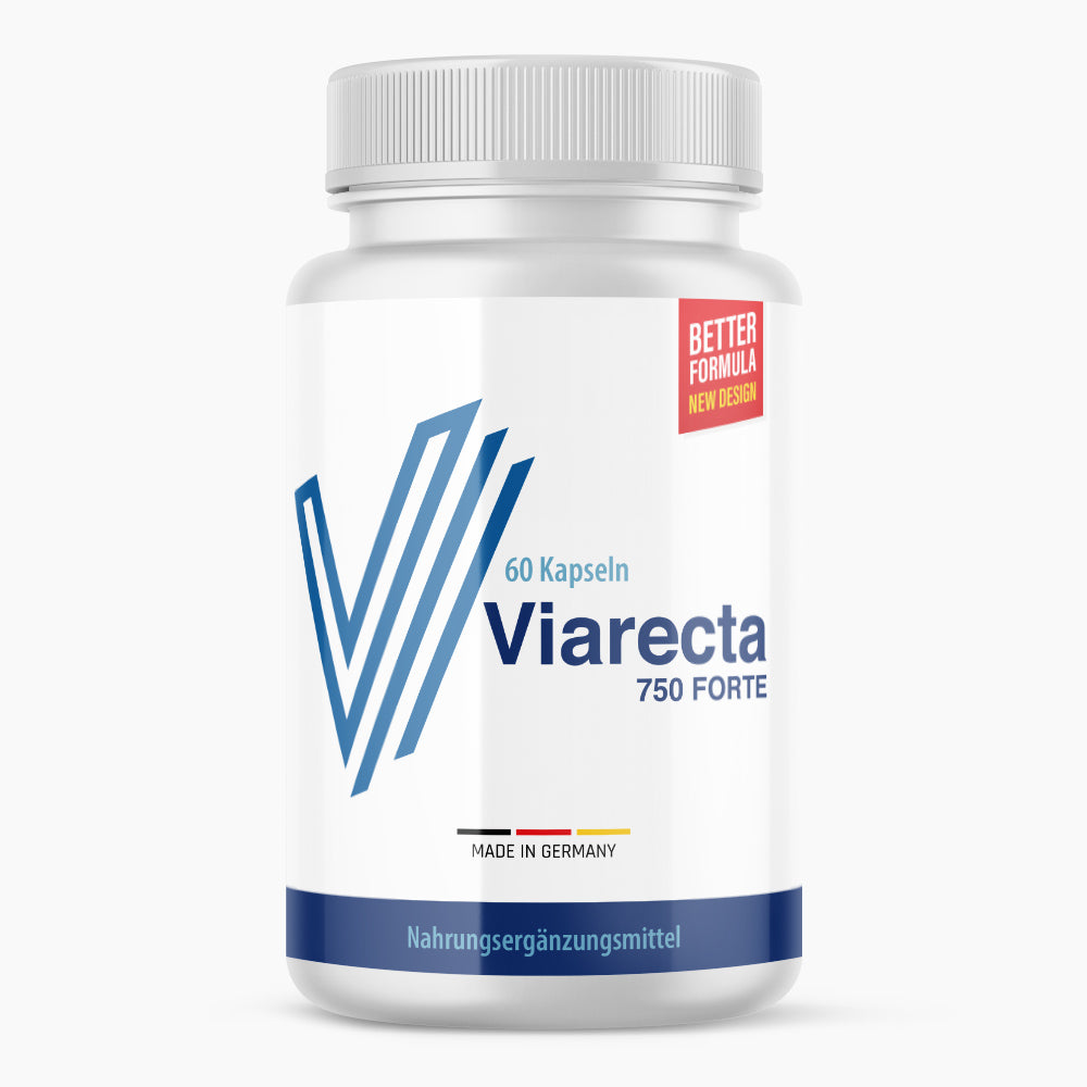Viarecta Forte 750 (60 Kapseln) - Für den aktiven Mann - ApoNatura
